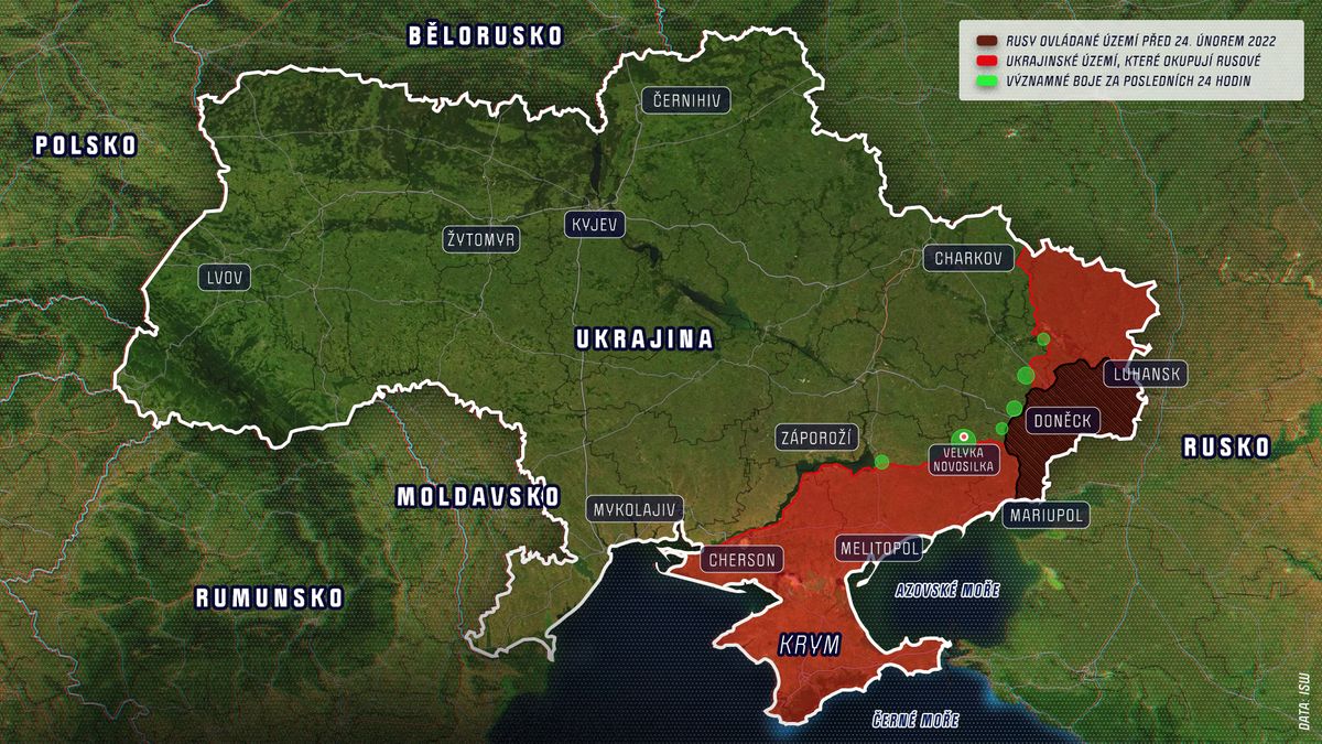 ISW: Ukrajinská vojska osvobozují vesnici po vesnici, průlom se ale zatím nekoná